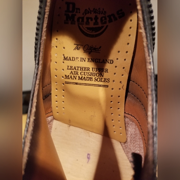 ๐ฌ๐ง VINTAGE NOS Dr Martens Brogue Oxford Wingtips UK MADE! ๐ฌ๐ง Solovair NPS - Picture 10 of 16
